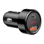 Baseus Φορτιστής Αυτοκινήτου Magic USB + USB-C QC 4.0 PD 45W (Μαύρο)