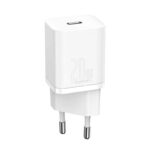 Baseus Γρήγορος Φορτιστής Super Si 1C 20W (Λευκό)