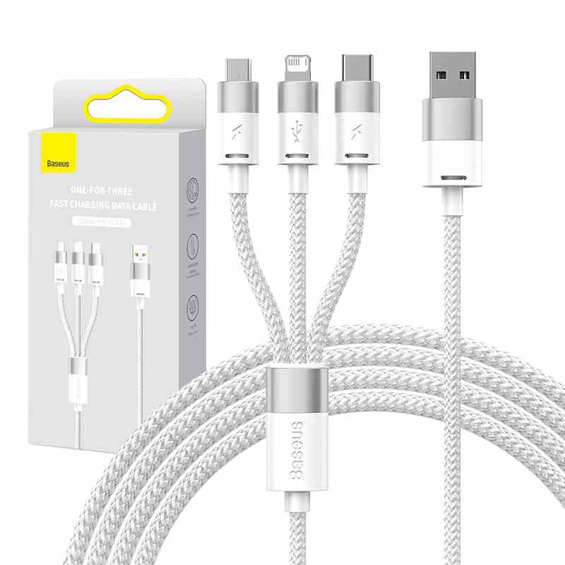 Baseus Καλώδιο USB 3σε1 StarSpeed Series