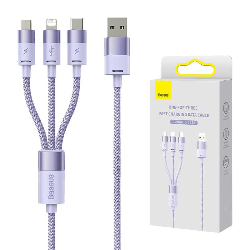USB-C + MicroUSB + Lightning 3.5A