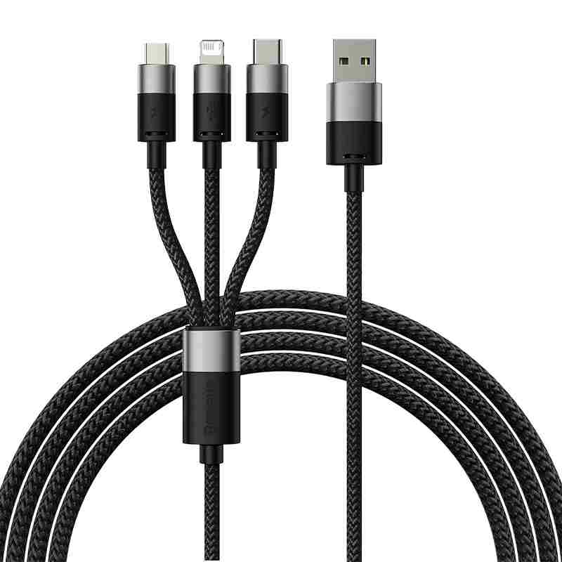 Baseus Καλώδιο USB 3σε1 StarSpeed Series