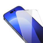 Baseus Προστατευτικό Οθόνης Crystal Tempered Glass Dust-proof 0.3mm για iPhone 14 Pro (2τμχ) (Διαφανές)