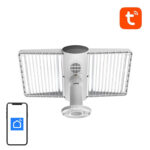 Laxihub Κάμερα Εξωτερικού Χώρου IP FloodLight F1-TY WiFi 1080P Tuya (Λευκό)