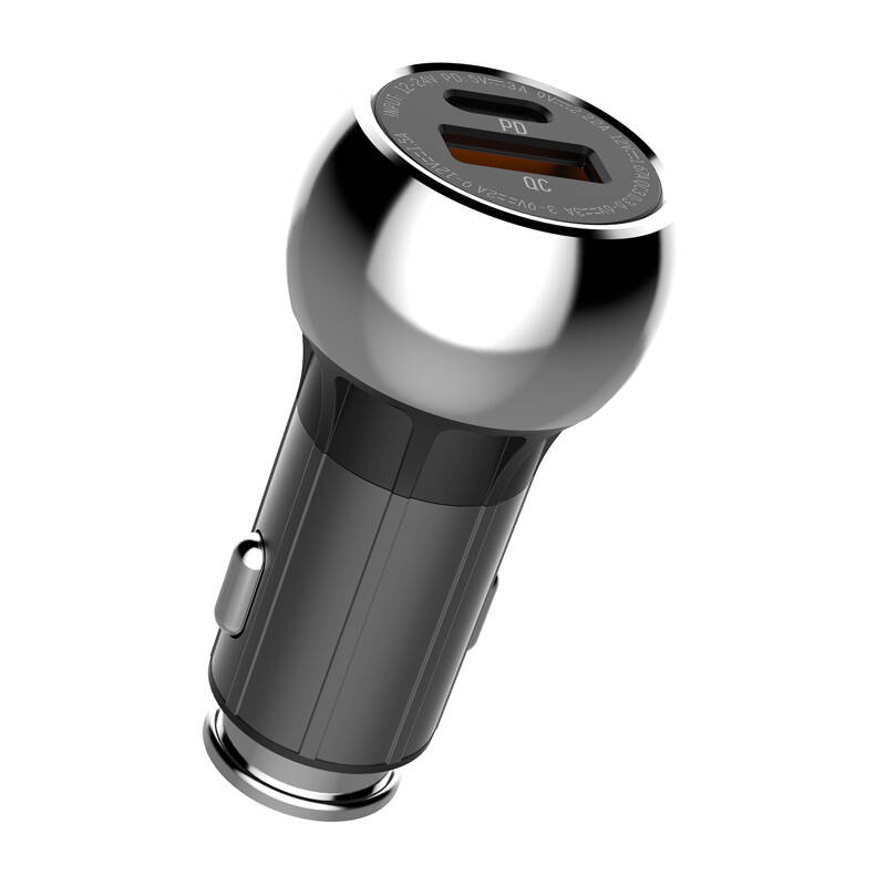 USB-C με Καλώδιο Lightning (Μαύρο/Ασημί)