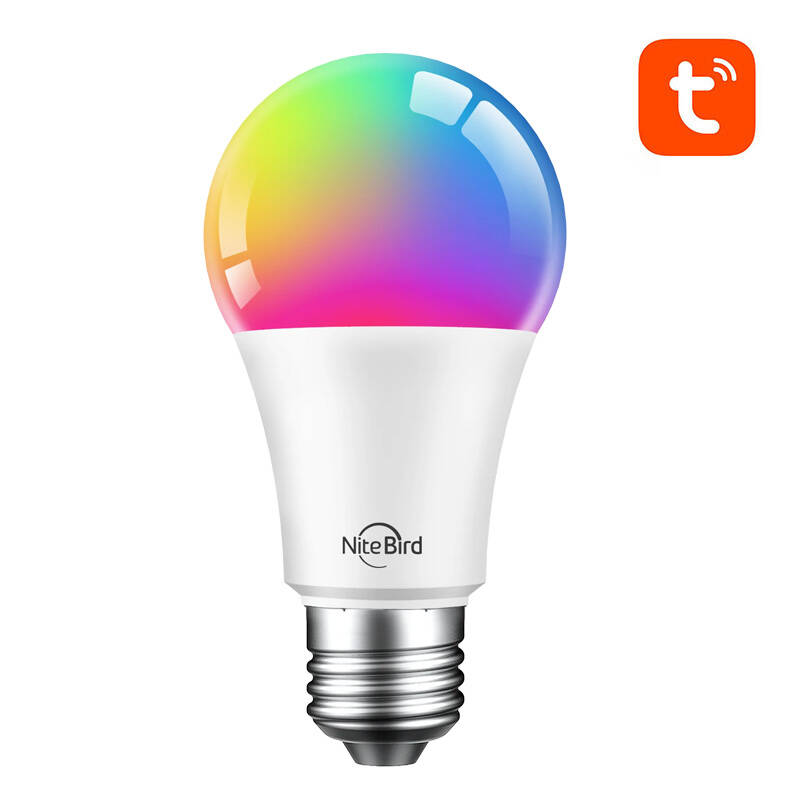 NiteBird Έξυπνη Λάμπα LED WB4 (RGB) με Σπείρωμα E27 Tuya