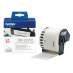 Συνεχές Ρολό Χαρτιού Brother DK-22205 Μαύρο/Λευκό (3 Μονάδες)
