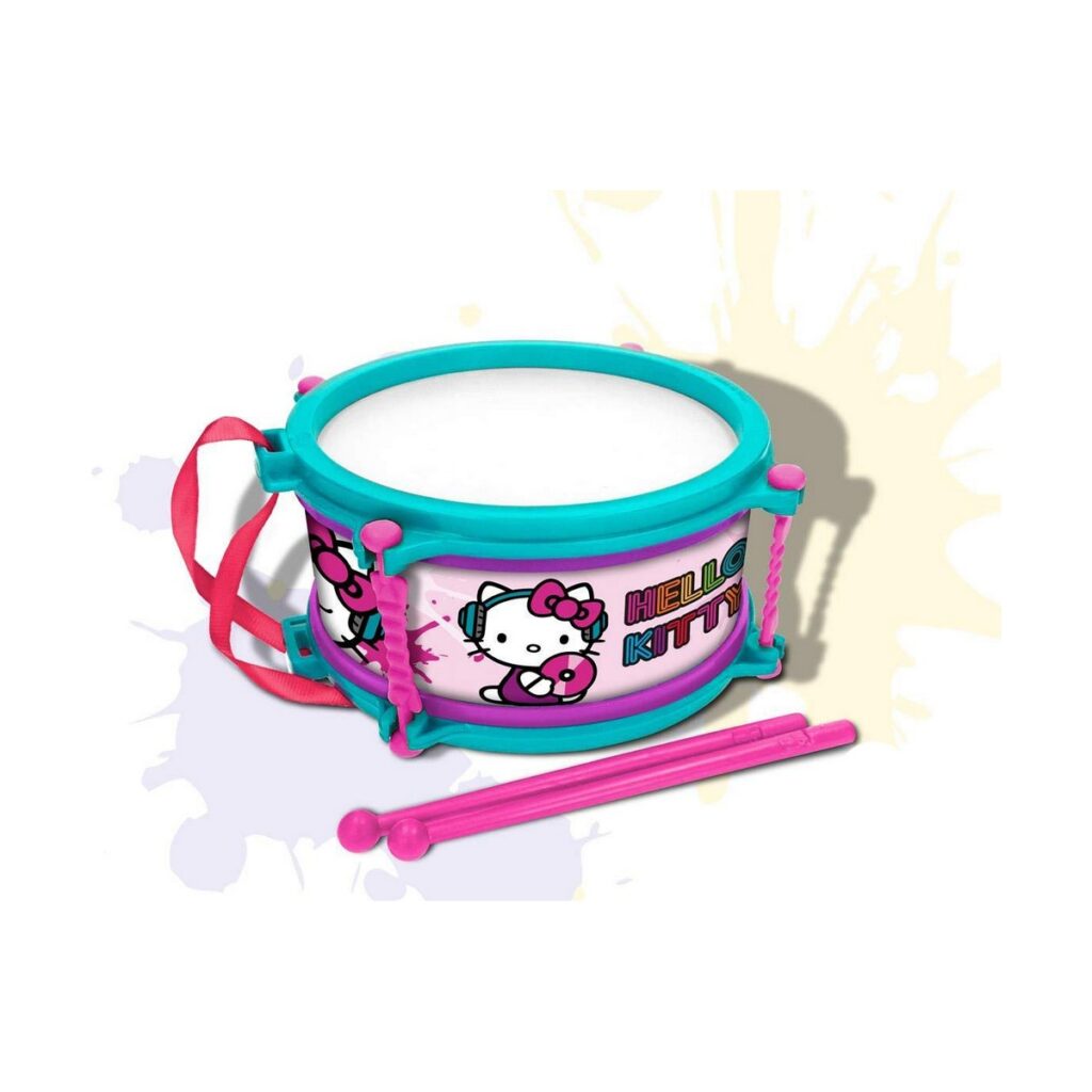 Τύμπανο Hello Kitty Μπλε Ροζ 16 cm