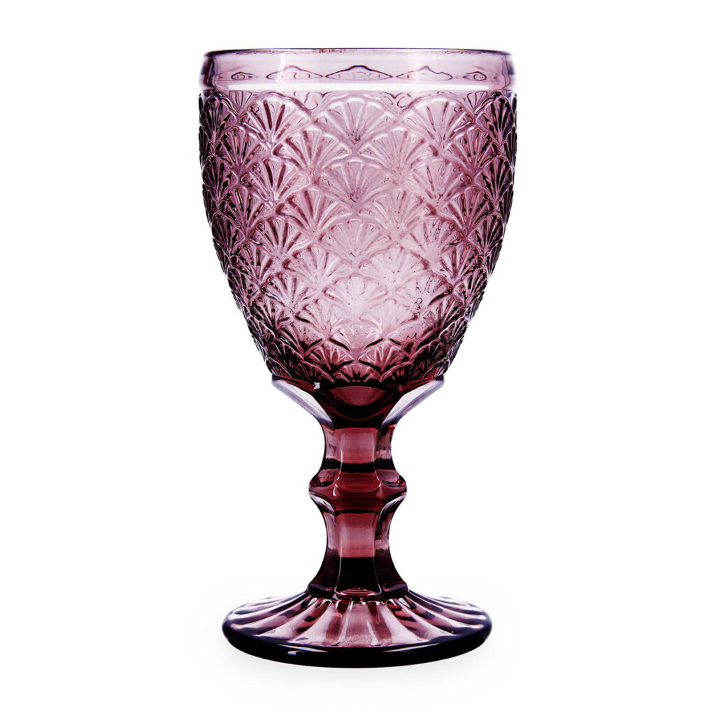 Ποτήρι Κρασί Bidasoa Rose Moon Ροζ Γυαλί 350 ml (x6)