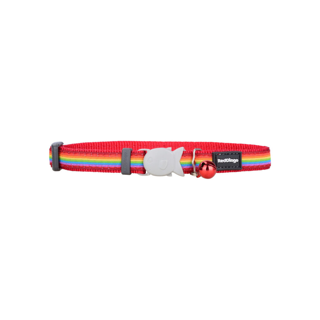 Κολάρο γάτας Red Dingo Rainbow 20-32 cm Πολύχρωμο