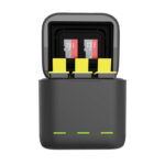 Box Telesin three-channel charger + 3 batteries for GoPro Hero 12 / 11 / 10 / 9 (GP-BNC-902-B)