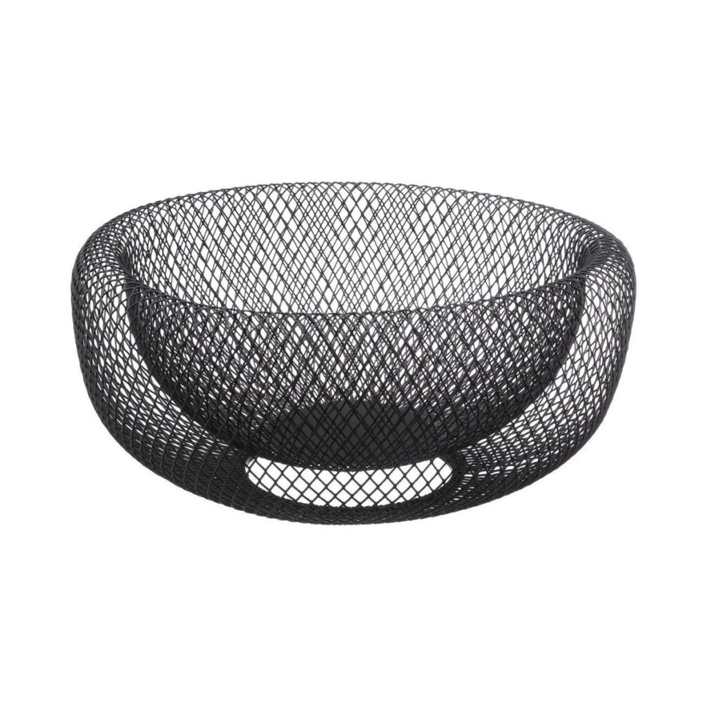 Μπολ για Φρούτα 5five Simply Smart Noir Kitchen Μαύρο Μέταλλο 27 cm Ø 27 cm
