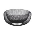 Μπολ για Φρούτα 5five Simply Smart Noir Kitchen Μαύρο Μέταλλο 27 cm Ø 27 cm