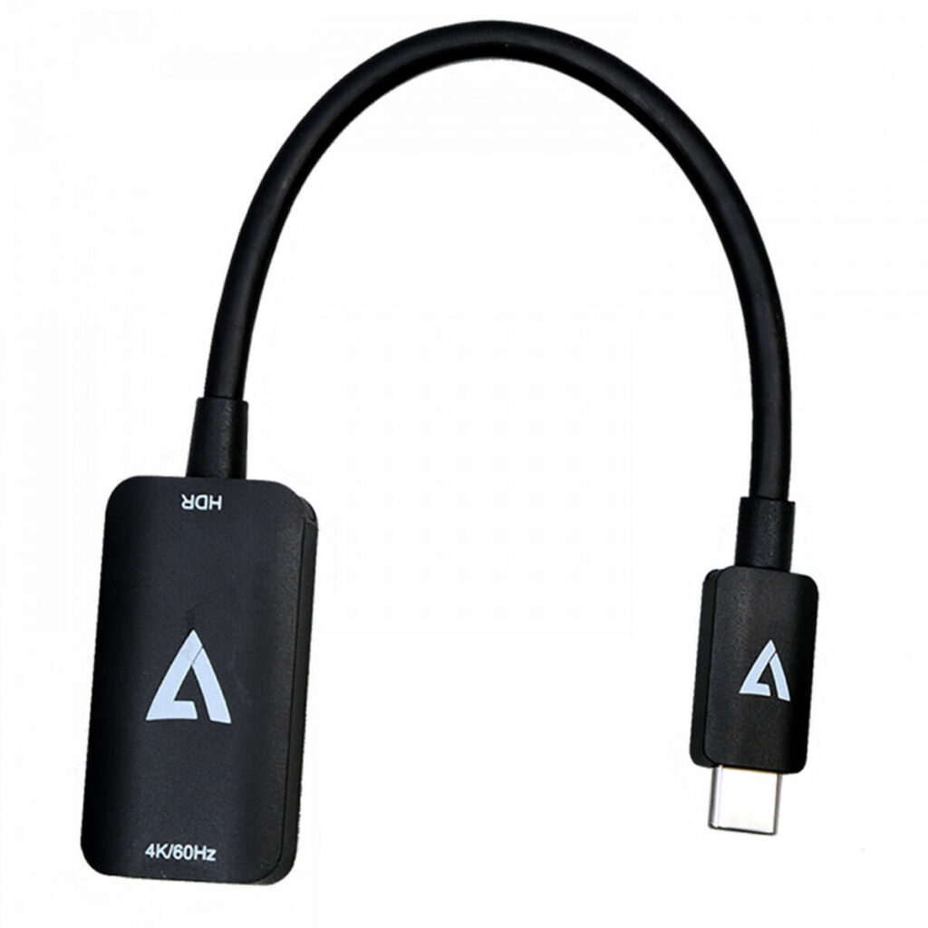 Αντάπτορας USB-C σε HDMI V7 V7USBCHDMI4K60HZ Μαύρο 4K Ultra HD
