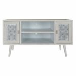 Τηλεόραση DKD Home Decor Λευκό Ξύλο MDF (110 x 61 x 41 cm)