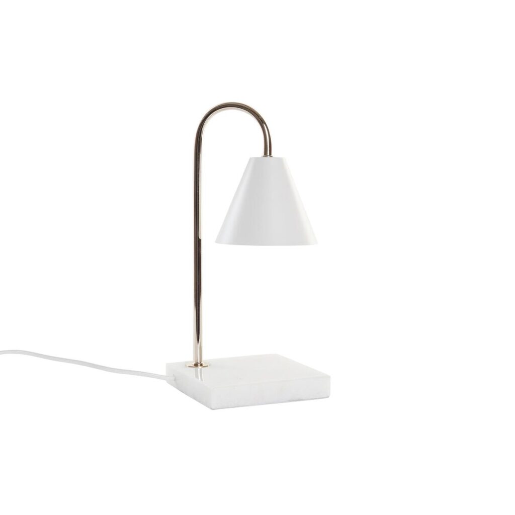 Επιτραπέζιο Φωτιστικό DKD Home Decor Χρυσό Λευκό (15 x 15 x 33 cm)