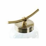 Βάζο DKD Home Decor Μπλε Χρυσό Μέταλλο Κρυστάλλινο Μεσογείακός 19 x 15 x 33 cm