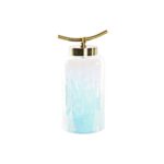 Βάζο DKD Home Decor Μπλε Χρυσό Μέταλλο Κρυστάλλινο Μεσογείακός 19 x 15 x 33 cm