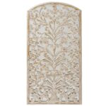 Διακόσμηση τοίχων DKD Home Decor 45 x 2 x 89 cm Παλαιωμένο φινίρισμα Λευκό Ρομαντικό