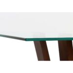 Console DKD Home Decor Καφέ Διαφανές Κρυστάλλινο Kαρυδιά 145 x 45 x 75 cm