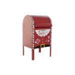 Χριστουγεννιάτικο Στολίδι DKD Home Decor Κίτρινο Λευκό Μαύρο Κόκκινο Γραμματοκιβώτιο 28
