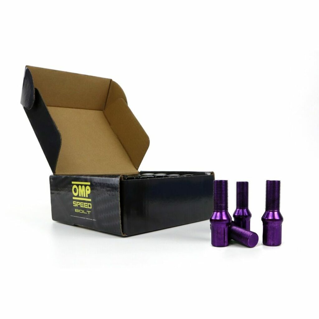 Set Παξιμάδια OMP 27 mm Βιολετί 20 uds M12 x 1