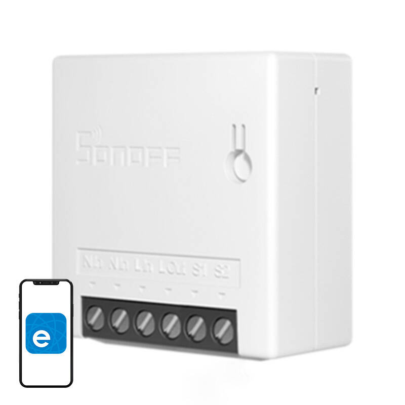 Sonoff Ενδιάμεσος Έξυπνος διακόπτης WiFi MINI R2 (Λευκό)