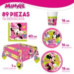 Σετ Γιορτινά Είδη Minnie Mouse Happy Deluxe 89 Τεμάχια 16