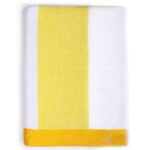 Πετσέτα θαλάσσης Benetton BE041 Κίτρινο 160 x 90 cm (90 x 160 cm)