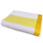 Πετσέτα θαλάσσης Benetton BE041 Κίτρινο 160 x 90 cm (90 x 160 cm)