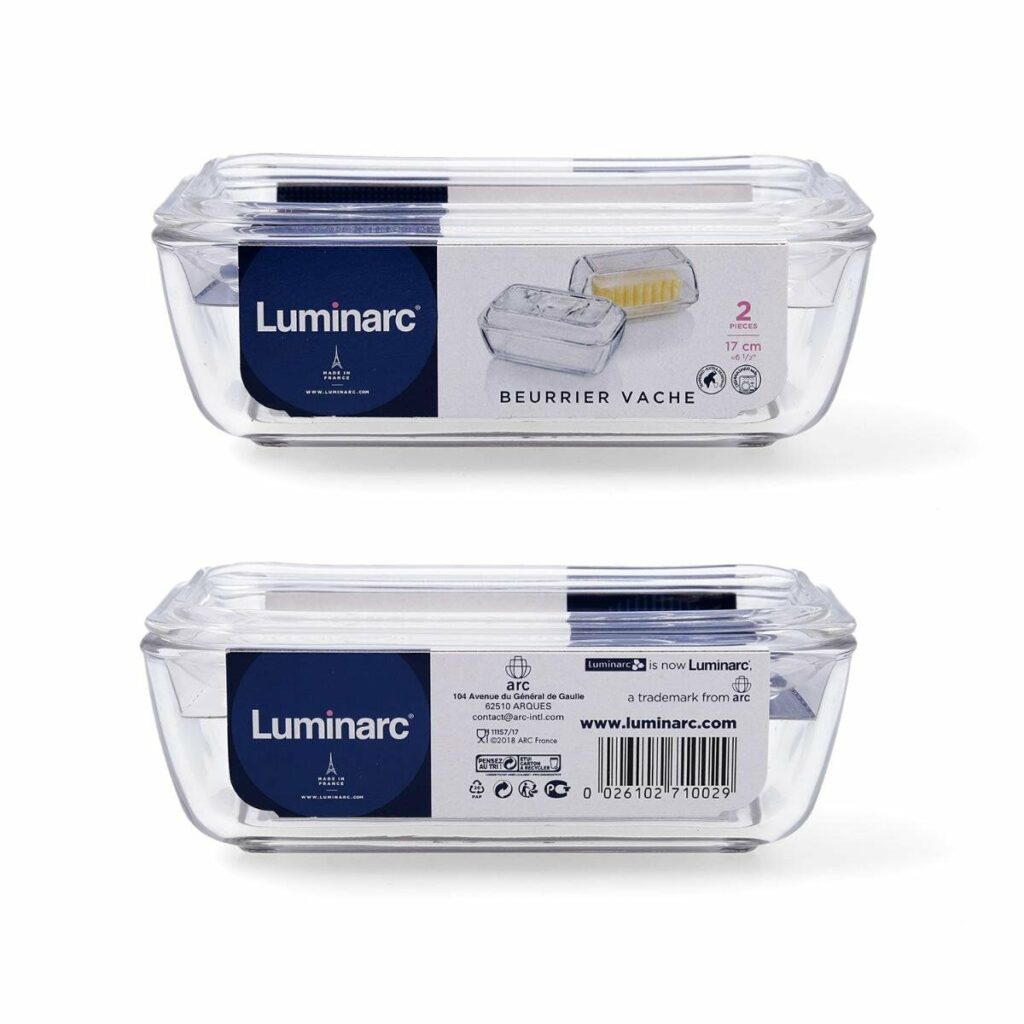 Συσκευή για Βούτυρο Luminarc 73115 Γυαλί 17 x 7 cm