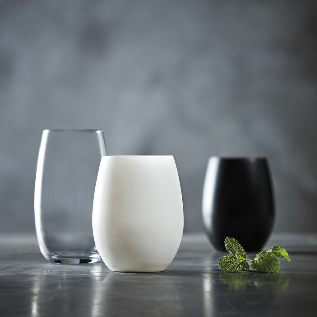 Σετ ποτηριών Chef&Sommelier PRIMARY BLACK Μαύρο Γυαλί 360 ml 6 Τεμάχια
