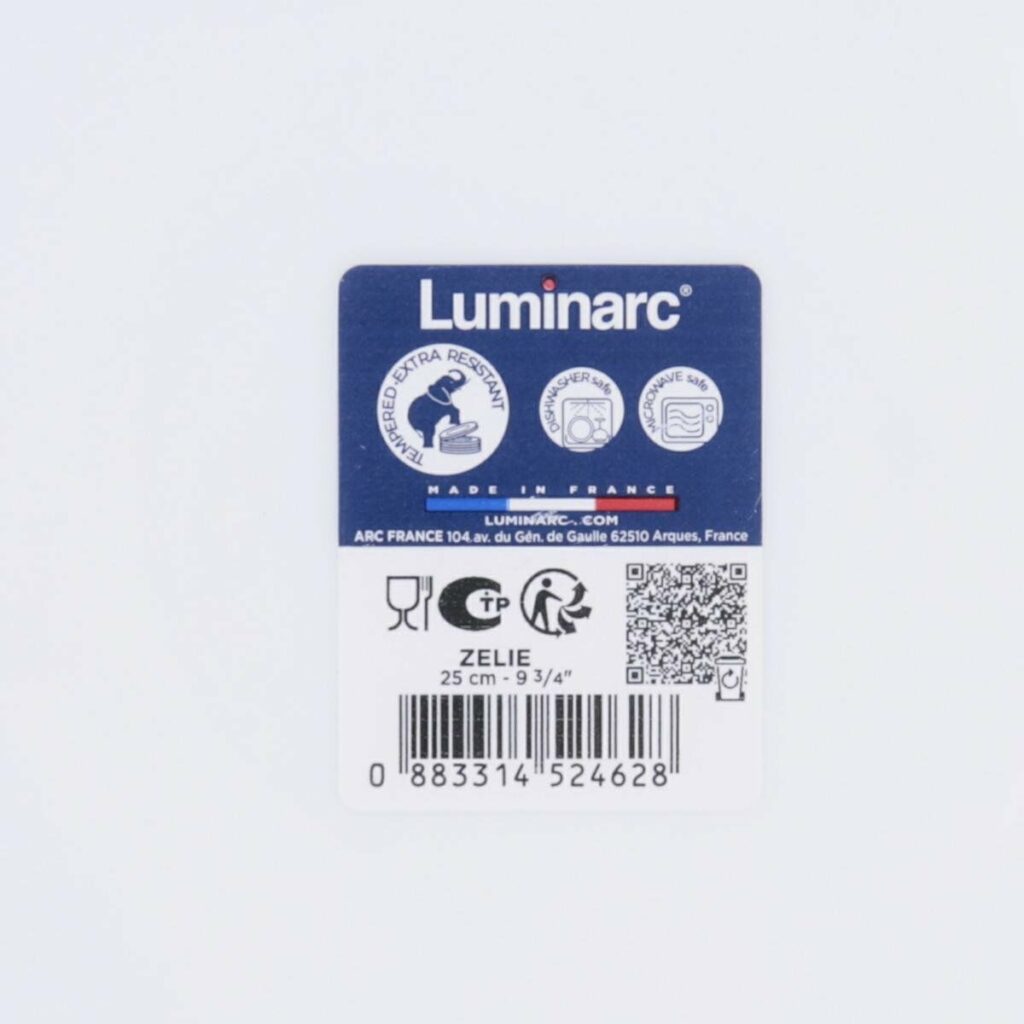 Flatplater Luminarc Pampille Τυρκουάζ Γυαλί (Ø 25 cm)