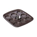 Δίσκος Φούρνου Pizza Mini Pyrex Asimetria γαλβανισμένο χάλυβα (9 Διαμερίσματα) (16 x 16 cm)
