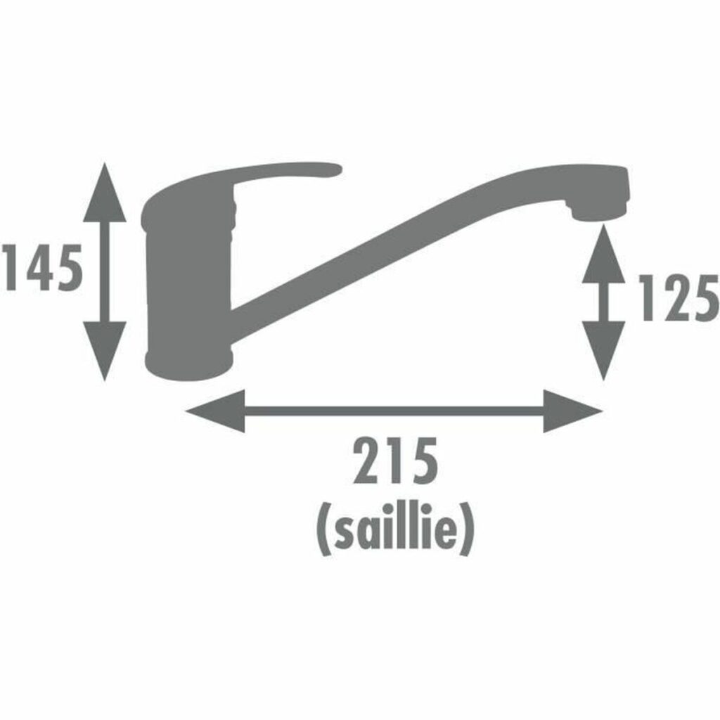 Kitchen Tap Rousseau ATHENA Μέταλλο
