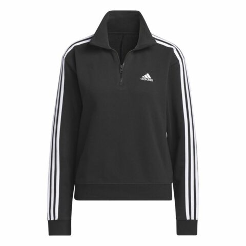 Γυναικείο Αθλητικό Μπουφάν Adidas 3S Ft Qz Μαύρο