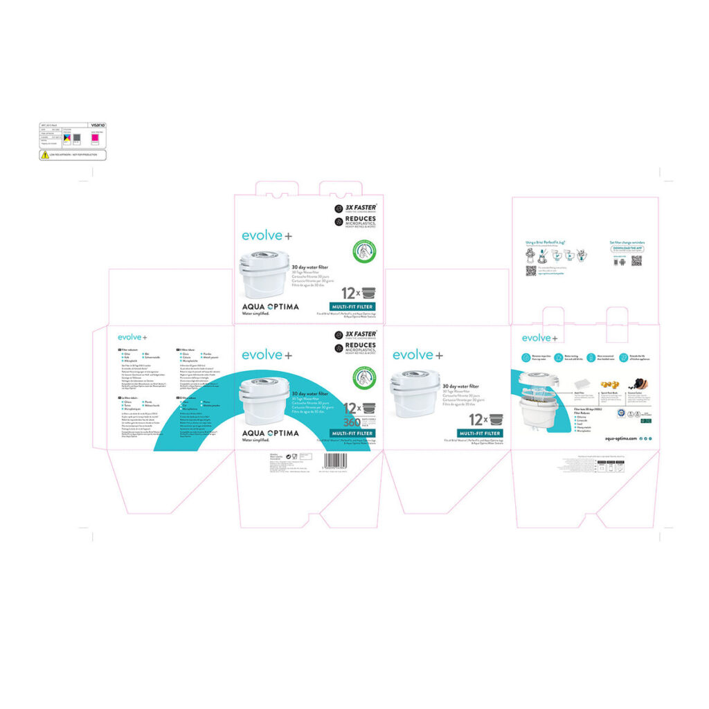 Φίλτρο Νερού Aqua Optima Single Life Evolve Ρύθμιση 12 Μονάδες
