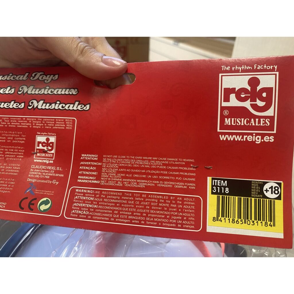 Μουσικό Παιχνίδι Reig Τύμπανο Πλαστική ύλη