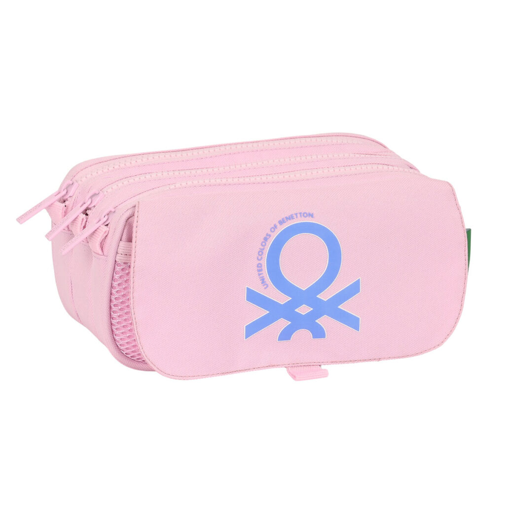 Τριπλή Κασετίνα Benetton Pink Ροζ (21