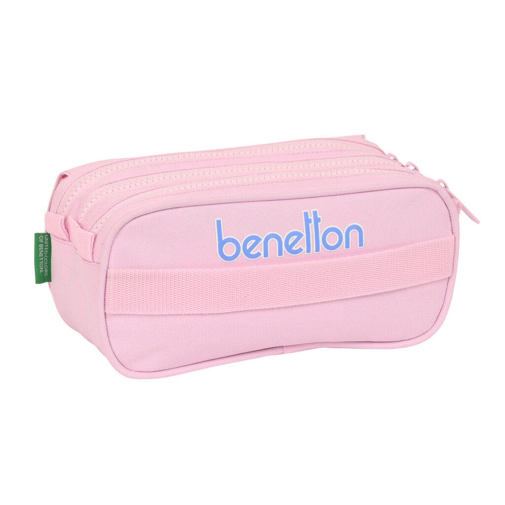 Τριπλή Κασετίνα Benetton Pink Ροζ (21