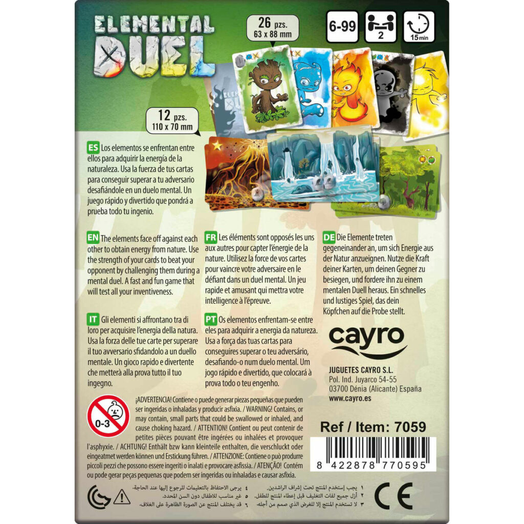 Επιτραπέζιο Παιχνίδι Cayro Elemental Duel