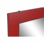 Τοίχο καθρέφτη DKD Home Decor Μαύρο Κόκκινο Ανατολικó 70 x 2 x 90 cm