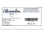 Επιτραπέζιο Φωτιστικό Alexandra House Living Μαύρο Ακρυλικό Πλαστική ύλη μελαμίνη 47 x 23 x 20 cm Σκύλος