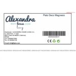 Διακοσμητικό Πιάτο Alexandra House Living Μαγνήσιο 50 x 6 x 50 cm