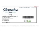 Σιφονιέρα Alexandra House Living Λευκό Ξυλο παουλόβνια 29 x 73 x 40 cm