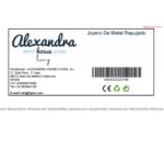 Κουτί-μπιζουτιέρα Alexandra House Living Λευκό Αλουμίνιο Ξύλο MDF 25 x 6 x 38 cm
