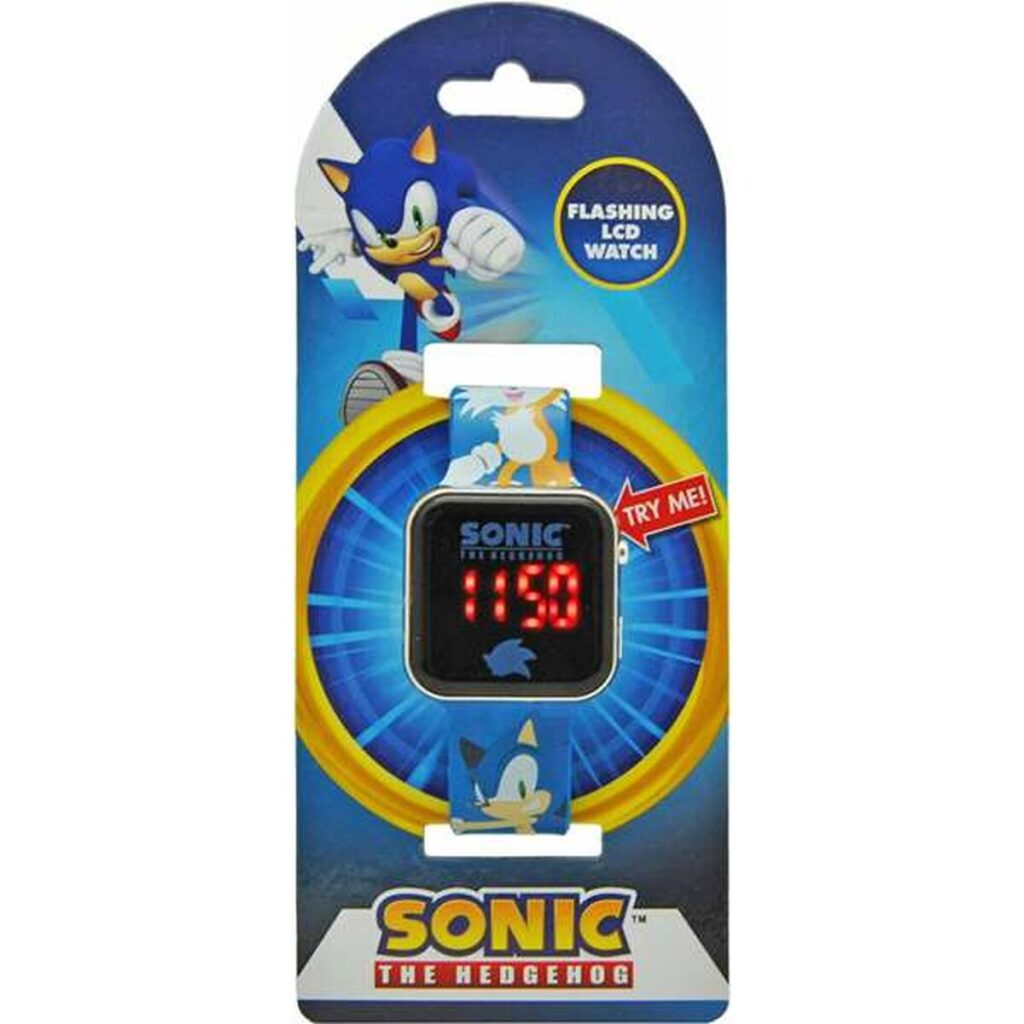 Ψηφιακό Ρολόι Sonic Παιδικά Οθόνη LED Μπλε Ø 3