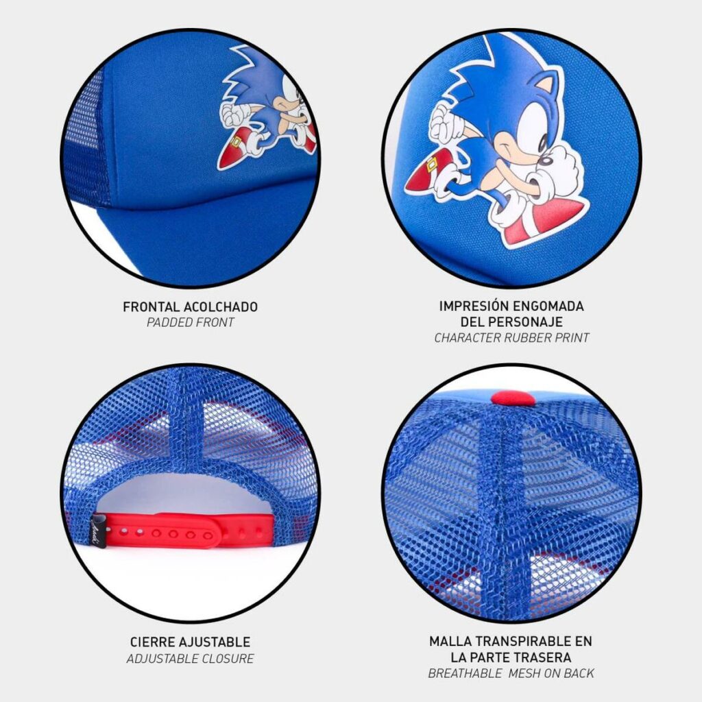 Παιδικό Kαπέλο Sonic Μπλε (55 cm)