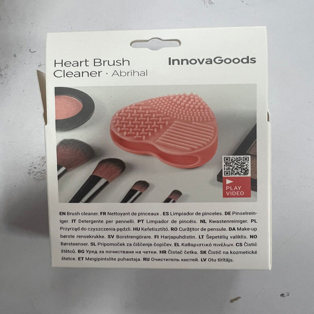 Καθαριστικό Πινέλων για Μακιγιάζ Heart InnovaGoods