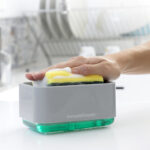 Διανομέας Σαπουνιού 2 σε 1 για Νεροχύτη Pushoap InnovaGoods