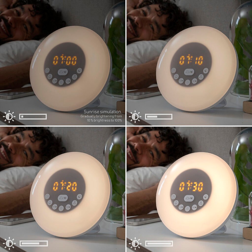 Ξυπνητήρι με Ηχείο Ανατολή Ηλίου Slockar InnovaGoods